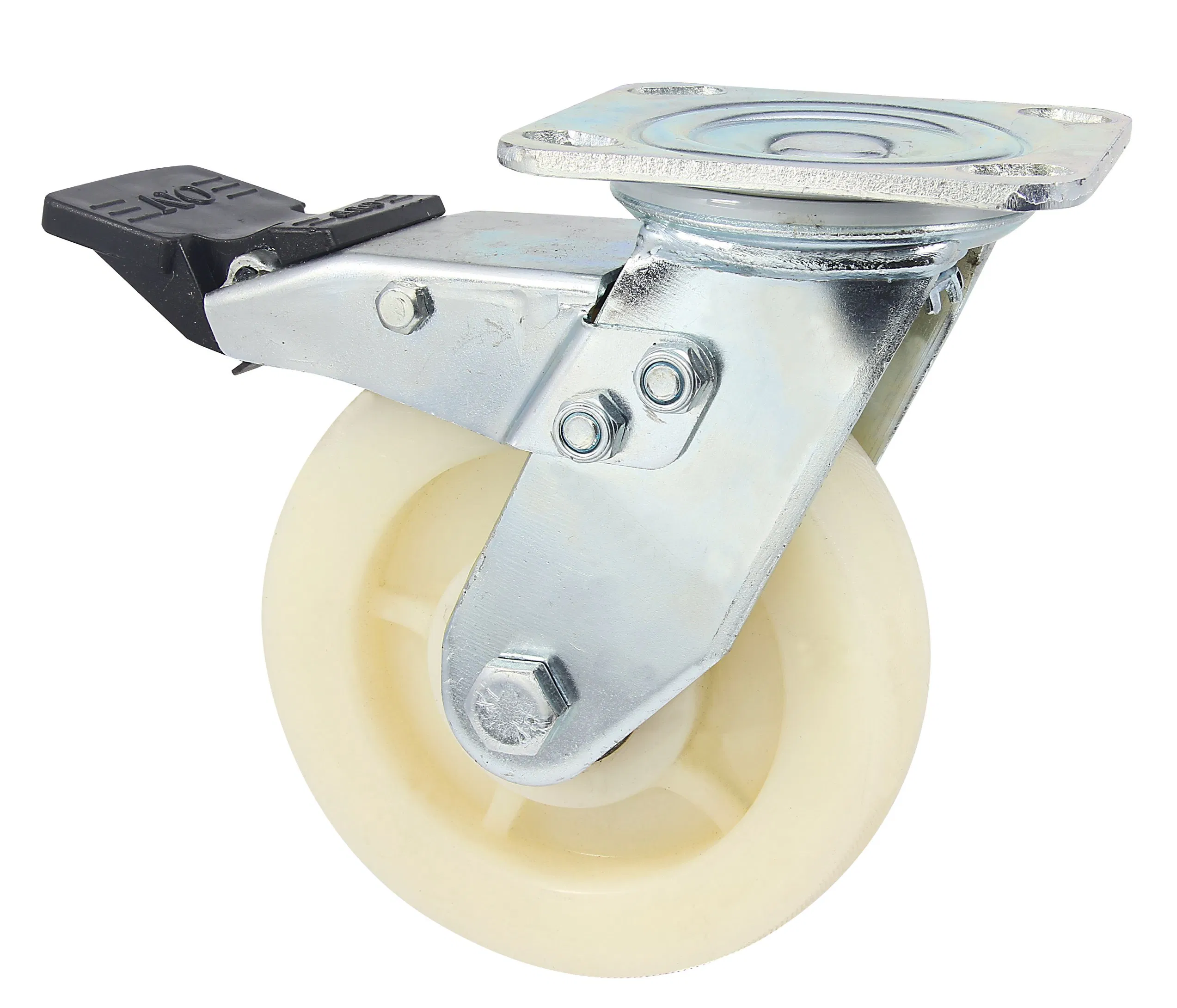 Swivel with Lock Type Caster Wheel of Factory Trolley