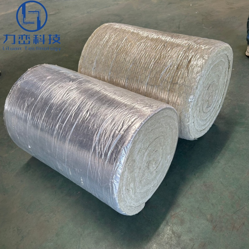 Anhui Liluan China Factory Price Stone Woo Mineral Rock Wool Blanket Insulation for Industrial Pipes Heat Insulation