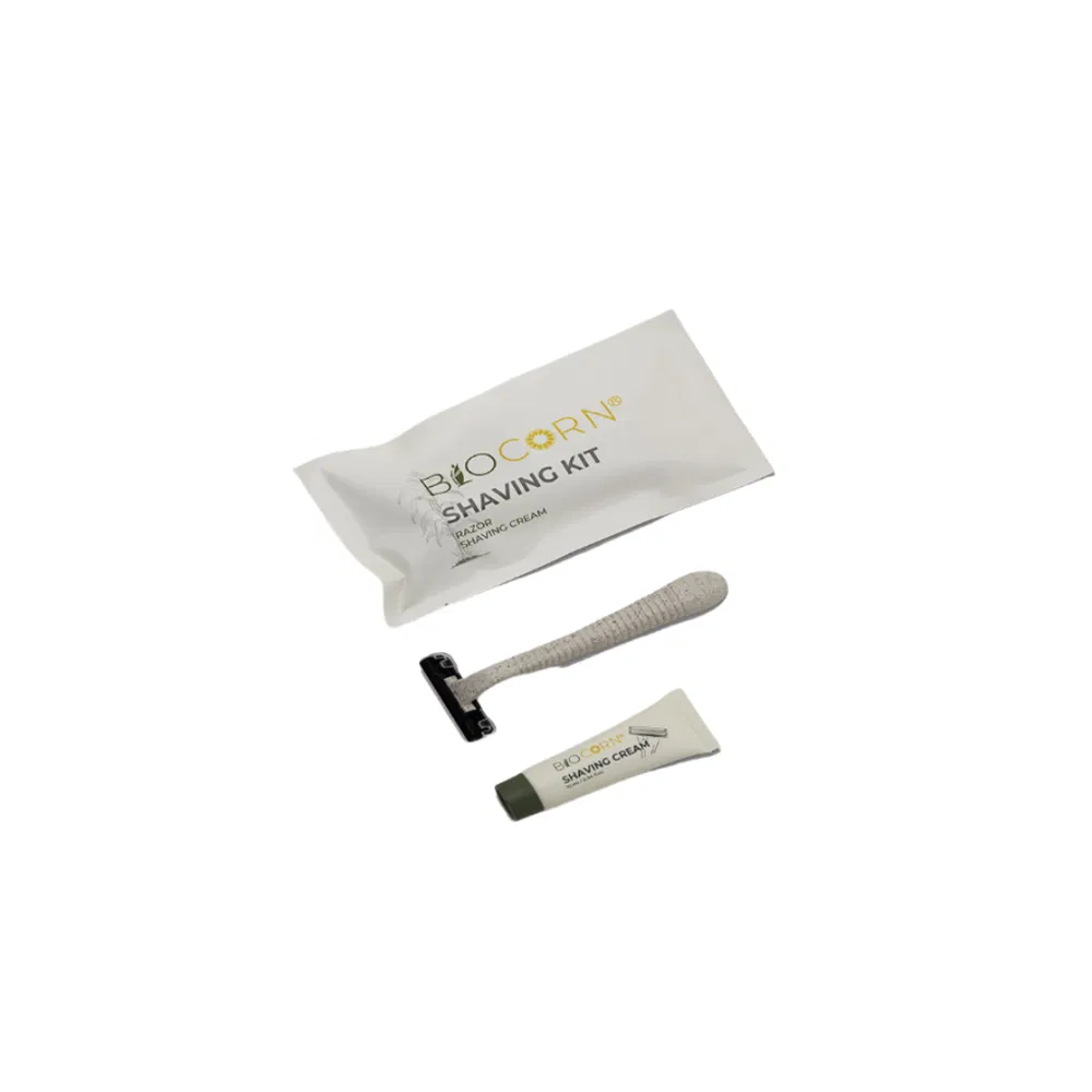 Portable Shaving Set with Razor and Shaving Cream