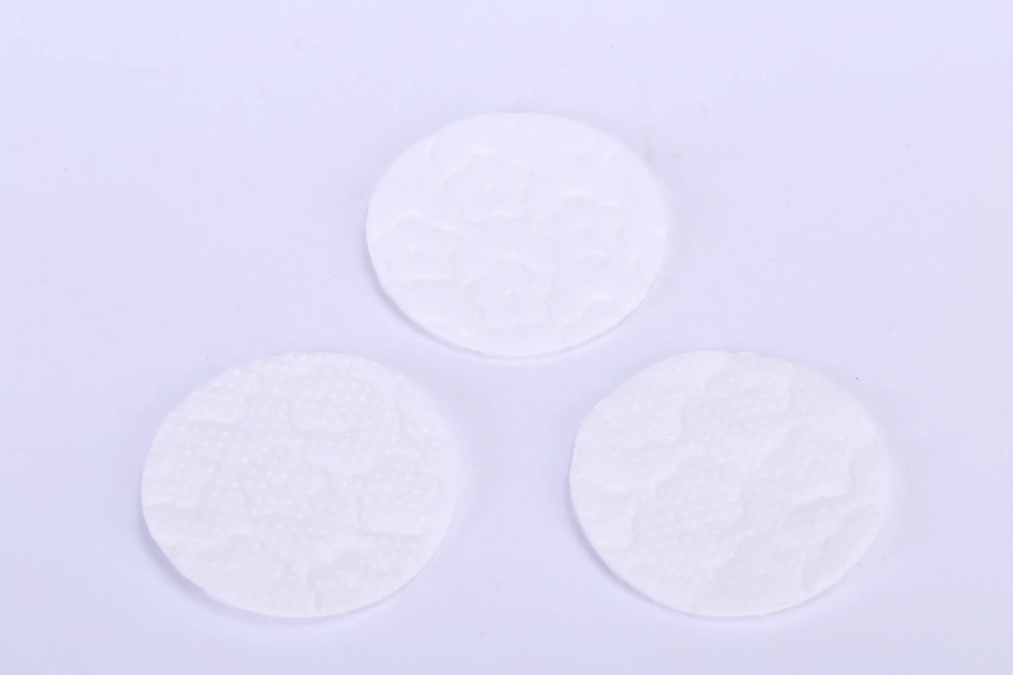 Aijie Factory White Round Shape Cotton Pads Face Cleaning Cotton Pads