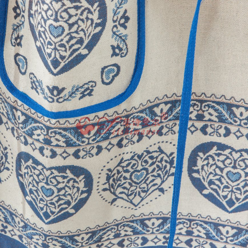 Manufacturer Supply Kitchen Restaurant Barista Shop Cafes Aprons Jacquard Chef Apron