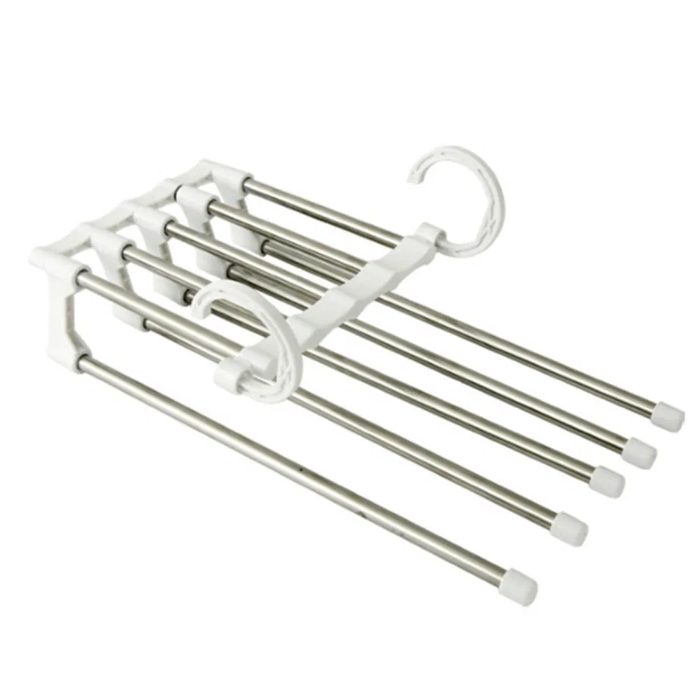 Multifunctional Space Saving Pants Organizer Rack Scarf Hanger Clothes Closet Storage Organizer Bl23152