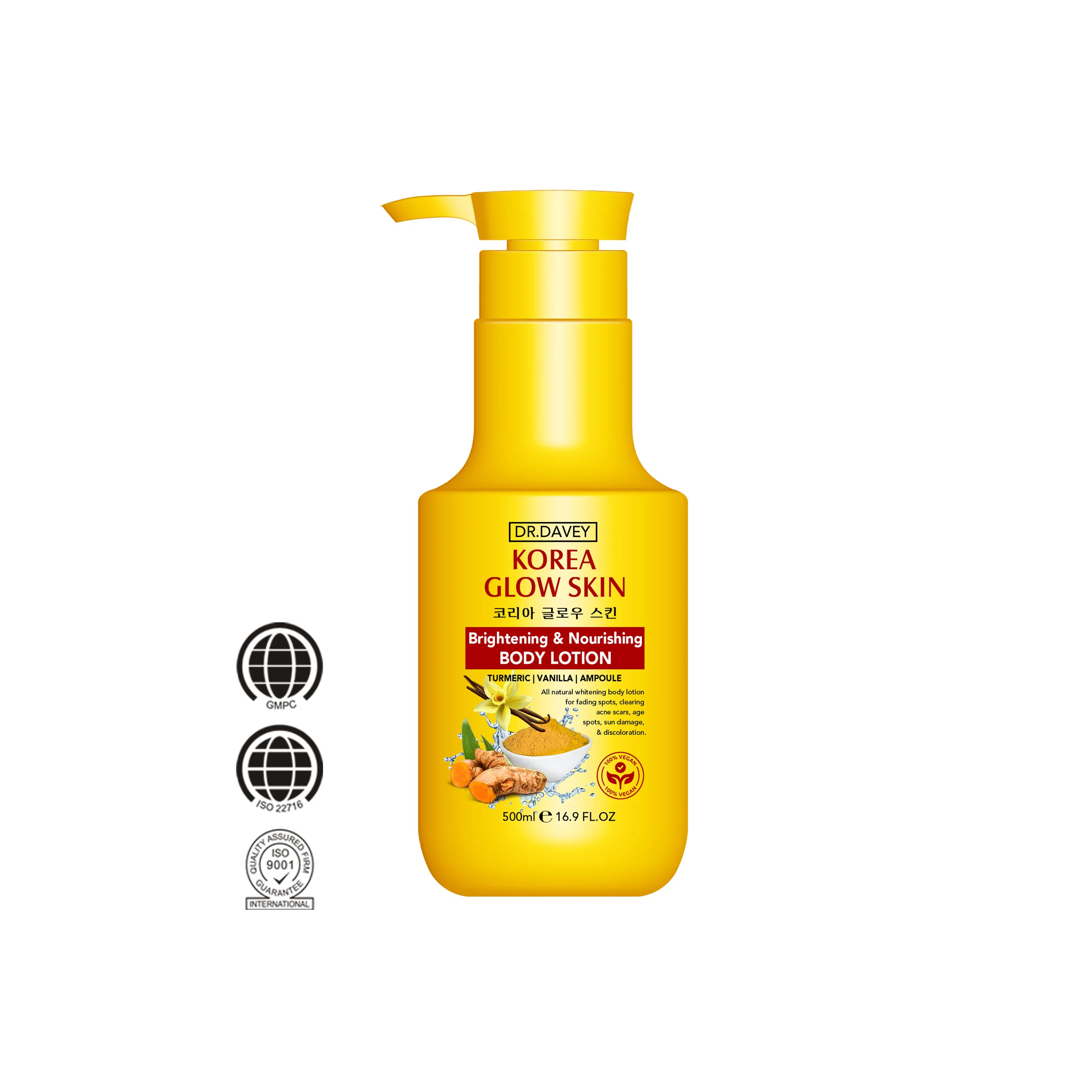 Dr. Davey Korea Glow Skin Brightening & Nourishing Body Lotion