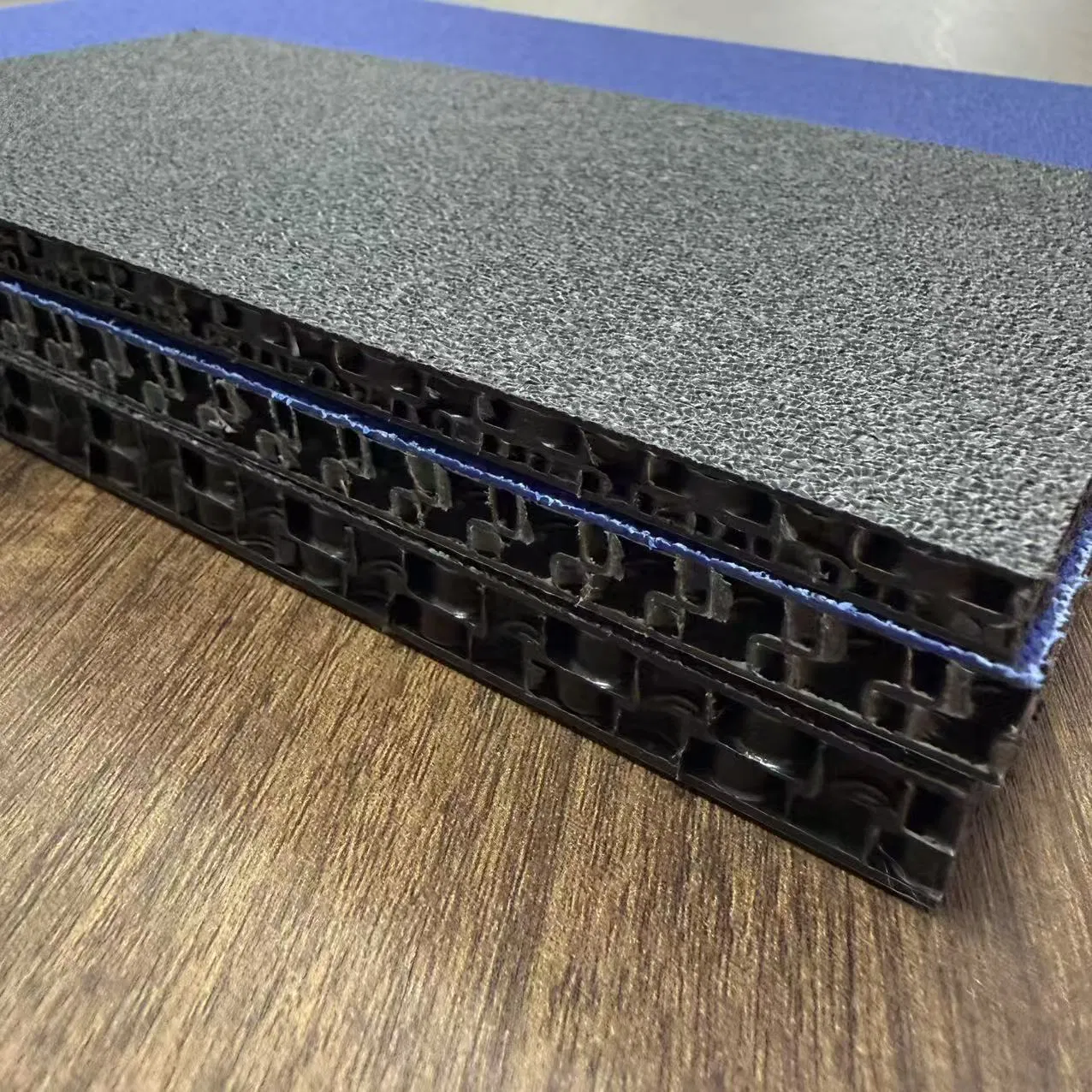 Fly Box Honeycomb Panel Blue Black Two Color Honeycomb Sheet Camera Case Plastic Honeycomb Board