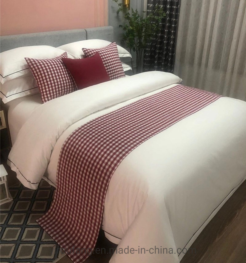 Luxury Bedding Runner Cotton Decorative Bed End Scarf Hotel Bed Runner