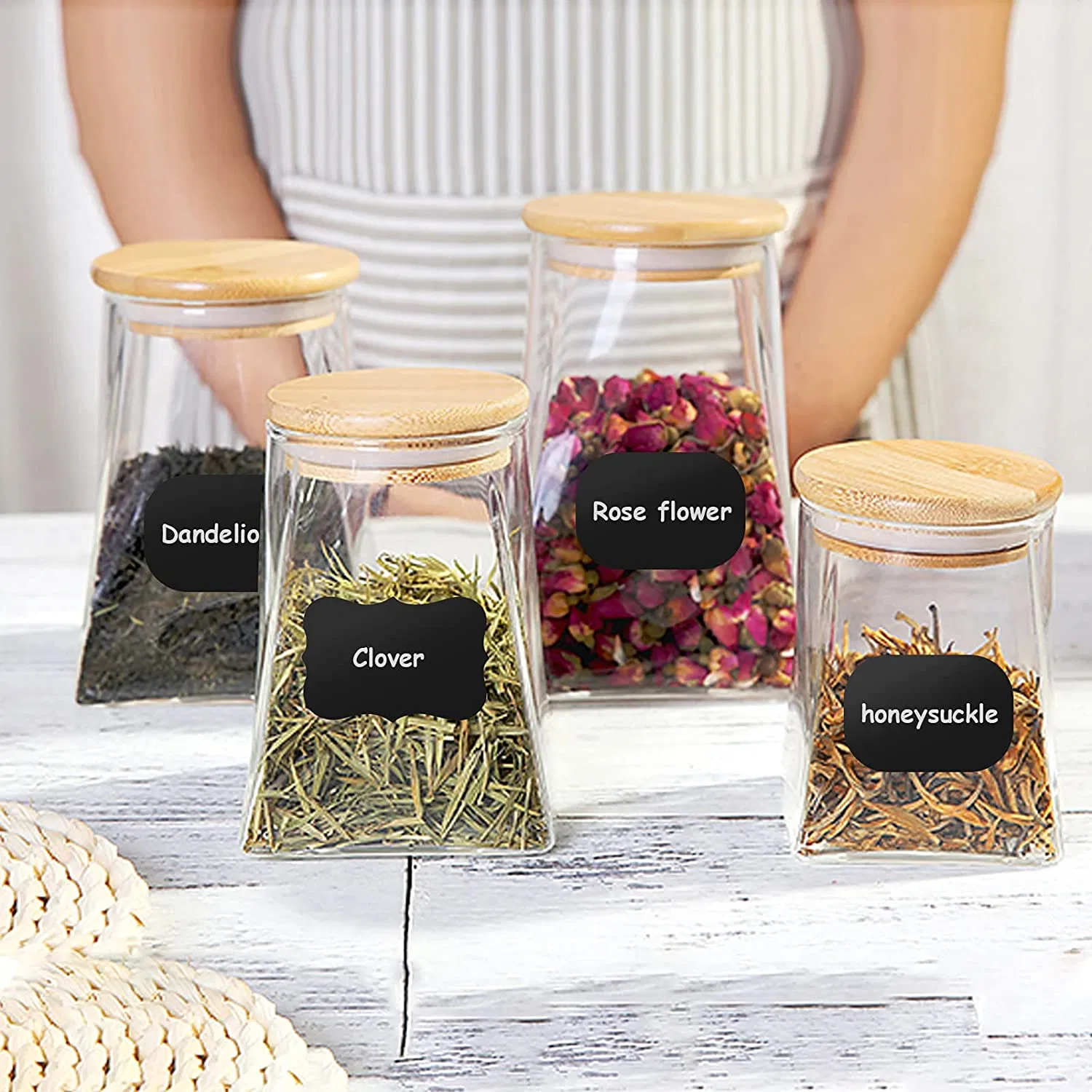 Waterproof Erasable Labels for Storage Jars and Containers