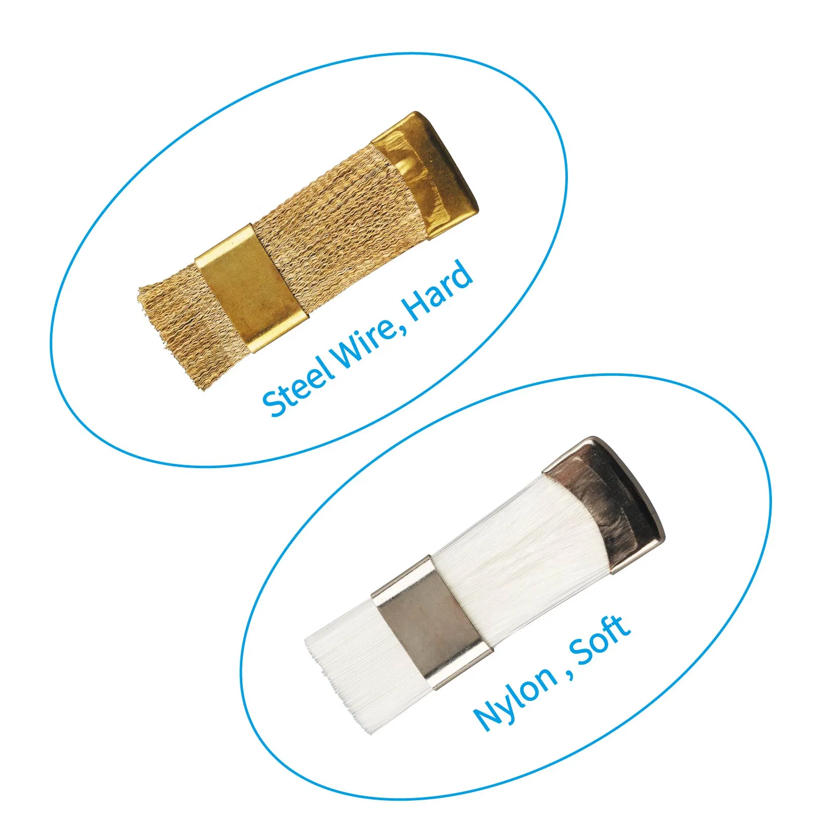 Nylon Steel Wire Nail Drill Bits Cleaning Square Brush