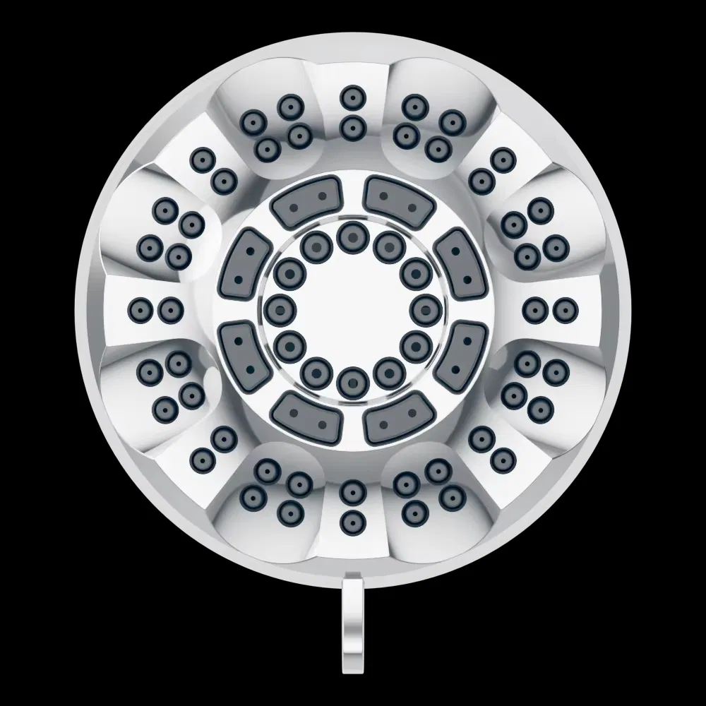 Premium Stainless Steel Wall-Mounted Six-Function Shower Head for Ultimate Relaxation