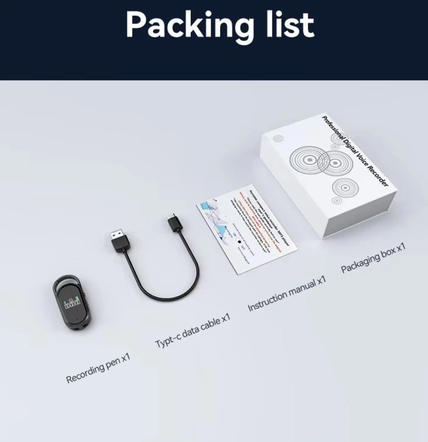 S29A Ai Voice Recorder APP Control, Transcribe & Summarize Empowered by Chatgpt