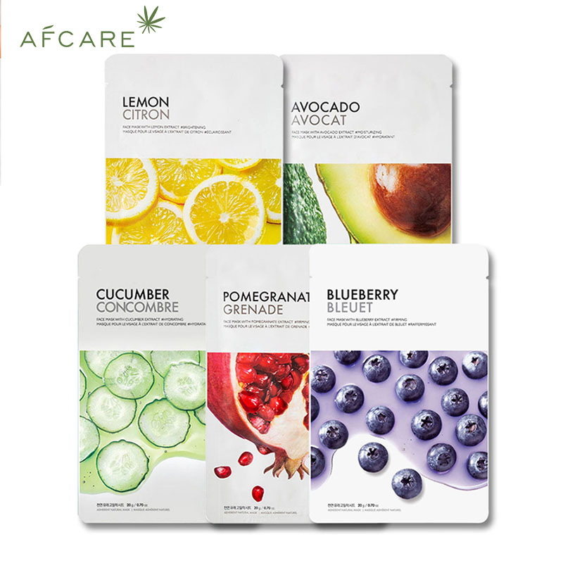 Customized Skin Repairing Moisture Facial Sheet Mask Hydrating Lifting Facial Mask Rich Essence for All Skin Type GMP ISO Cert