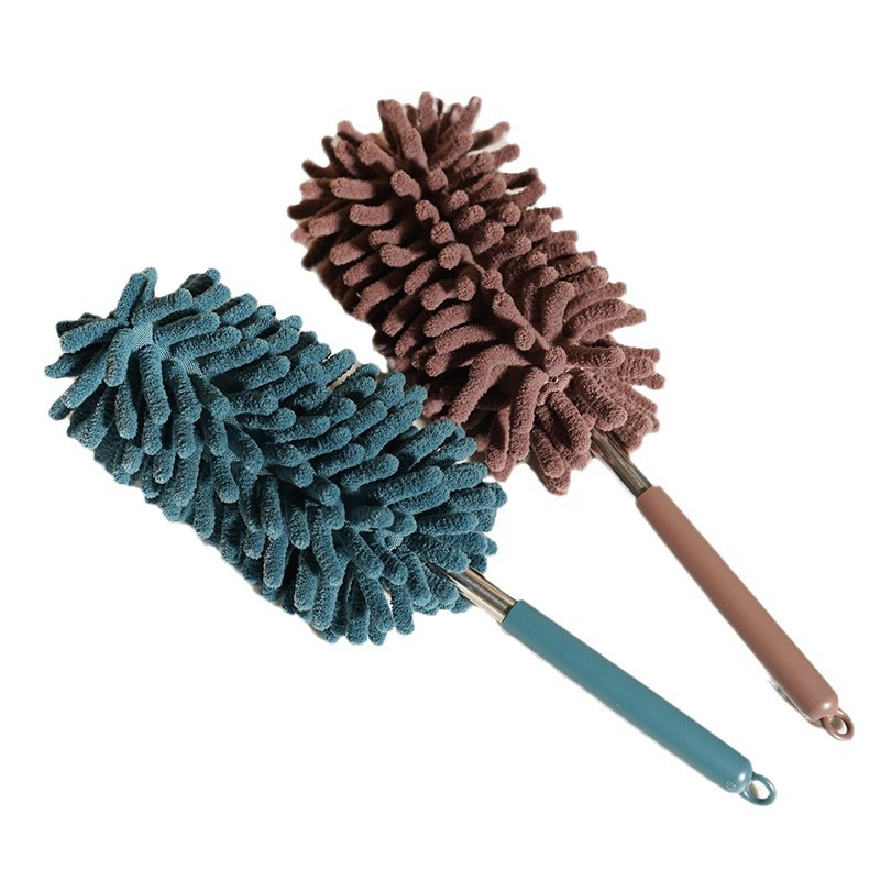 Car Cleaning Dust Washable Microfiber Chenille Telescopic Long Handle Extension Duster