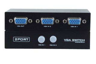 Коммутатор VGA 2CH/4CH HD1080p, металлический корпус