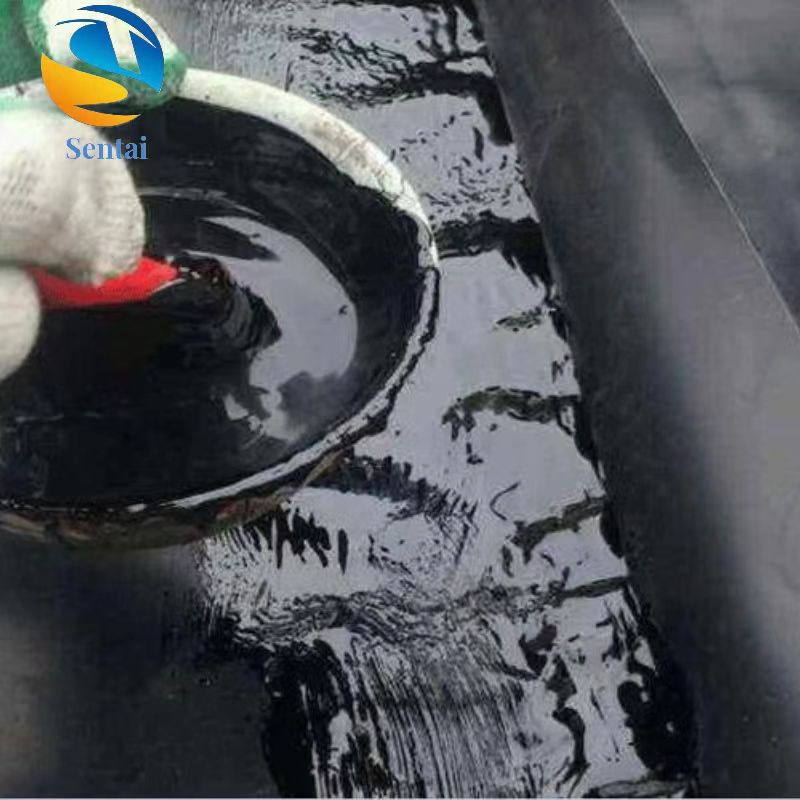 Ks Hot Melt Adhesive for Geomembrane Composite Film, Black Overlap Adhesive for Anti-Seepage Film