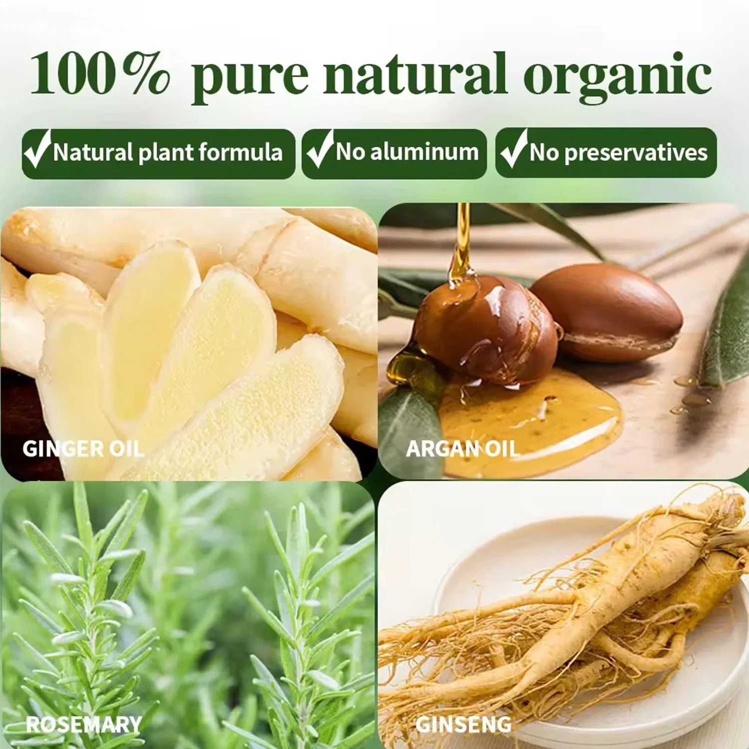Natural Organic Scalp Vegan Black Hair Care Essential Oil