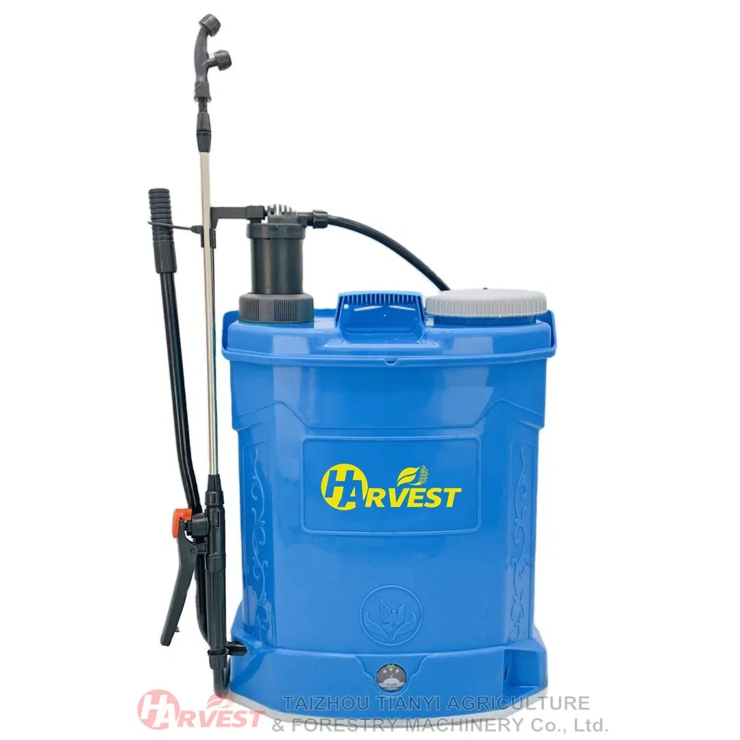 16L Agrochemical Disinfection Farm Electric Garden Agricultural 2 in 1 Knapsack Manual and Battery Sprayer (HT-AH16)