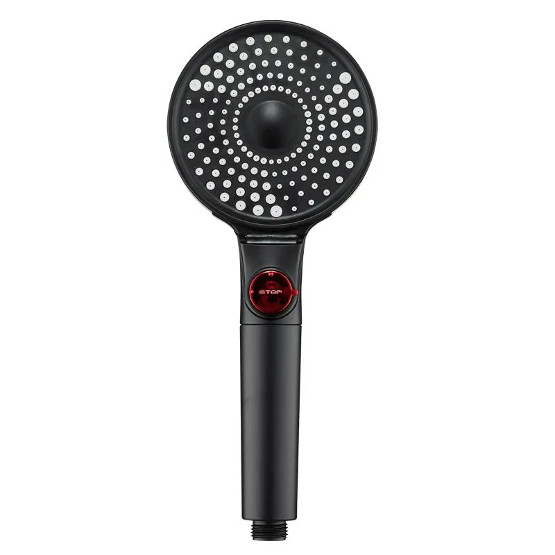 Hot Selling New Design 3 Function High Pressure Water Saving Bathroom Handheld Shower Head, One Click Water Stop Button