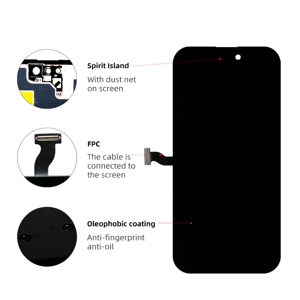 OLED-дисплей для iPhone 14 Pro, 6.07 дюйма
