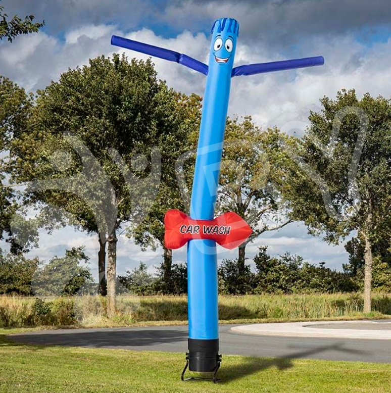 Funny Inflatable Waves Sky Air Dancer / Fly Guy Inflatable Air Dancer Costume Sky Dancing Man Tube with Blower