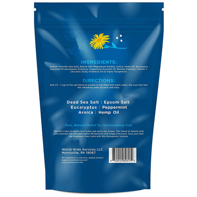 Vegan Foot Soak with Epsom Salt for Muscle Relief and Tired Feet