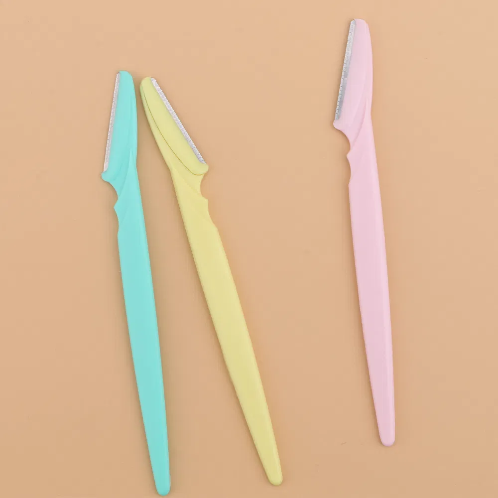 Professional Single Blade Eyebrow Razor Face Clean Cut Razor Stainless Steel Blade