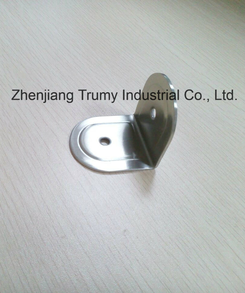 Stainless Steel Bathroom Partition Fittings Corner Fasteners for Door