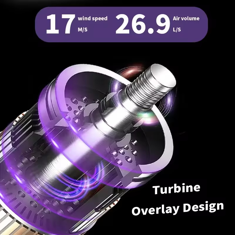 Hair Dryer for Travel and Home Lightweight Hair Blow Dryer 3 Level with 3 Accessories 3 in-1 Tourmaline Ceramic Hot Air Brush