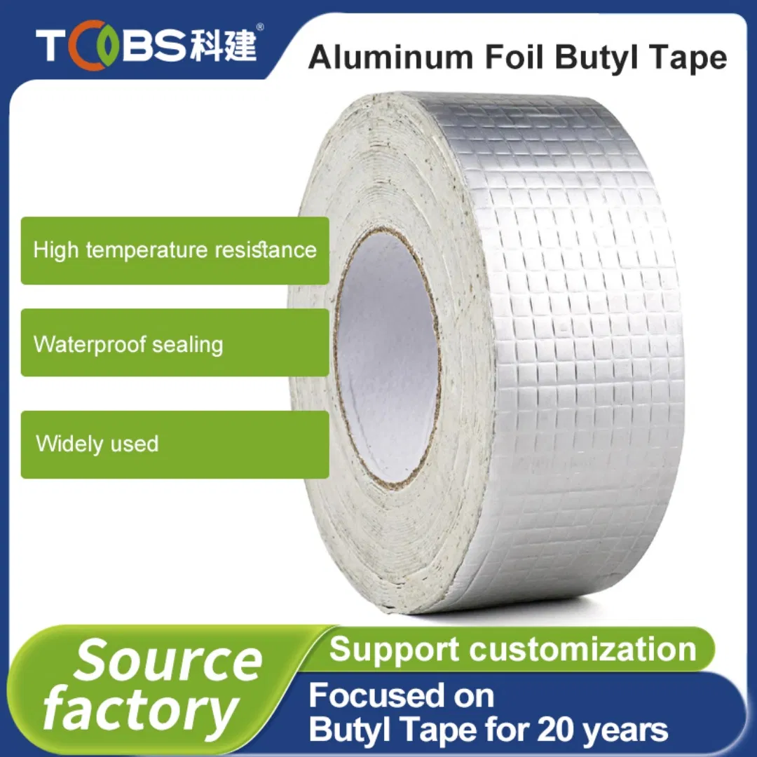 Strong Aluminum Foil Butyl Tape for Durable Pipe Sealing Repairs