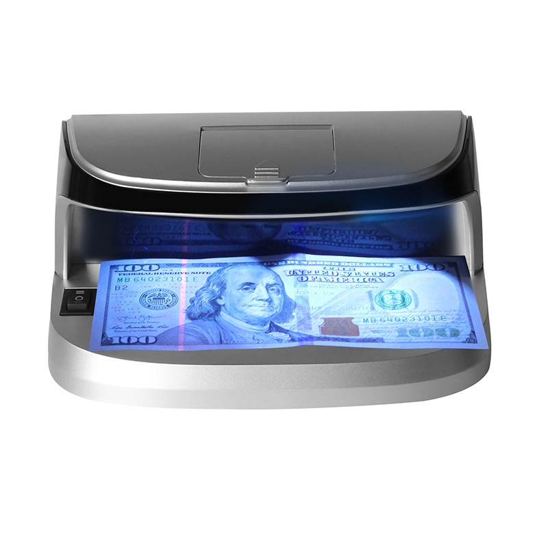 Counterfeit Detector Money Detector Banknote Detector with UV Mg Watermark Money Checking