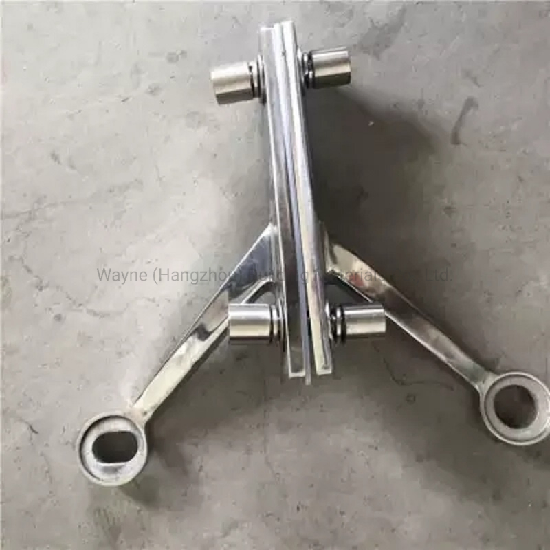 Glass Curtain Wall Hardware with High Quality and Best Price Stainless Steel Spider with Two Arms K-Type Spider for 200mm/210mm/220mm/250mm