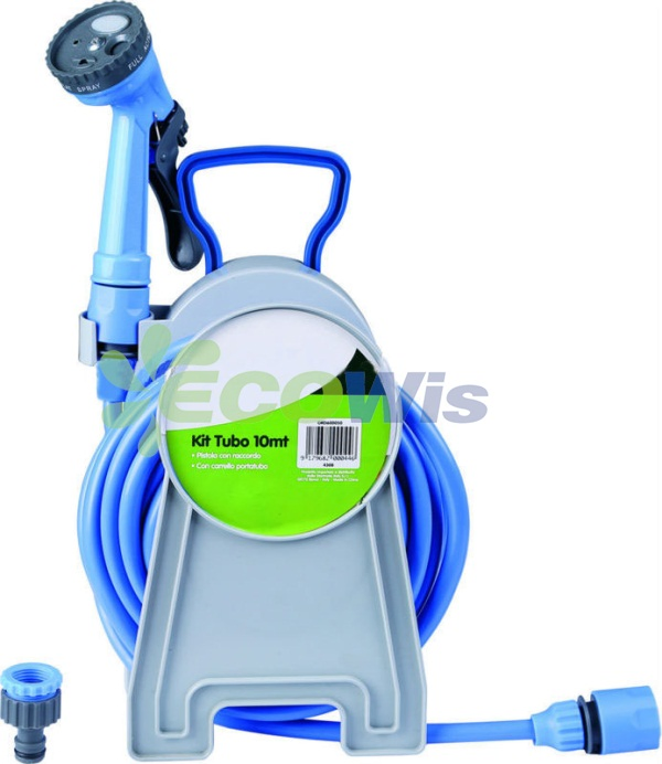 Wall Mounted Garden Hose Reel with Holder Set