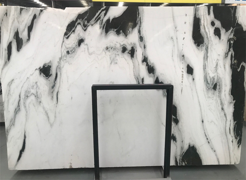Panda White Natural Marble Slabs for Stairs Countertops Table Tops Wall Floor Tiles Factory
