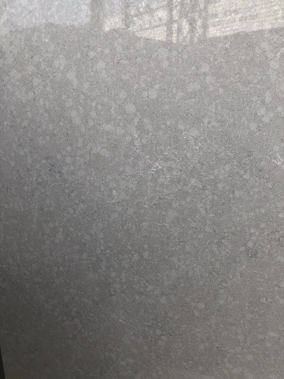 Marble Look Artificial Quartz Stone Sheet Factory Direct Quality Gray