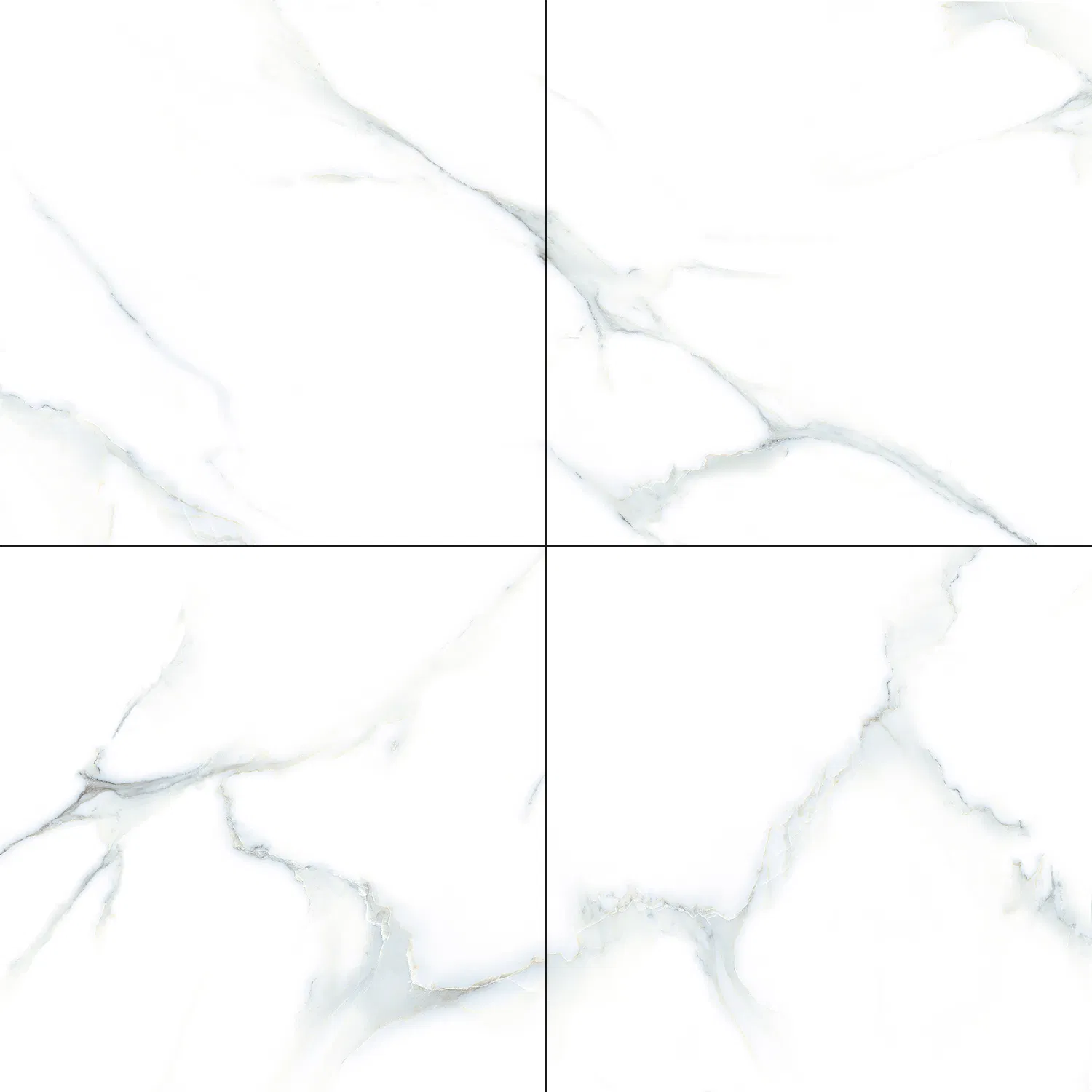 Best Selling Super White Carrara Marble Tile 600*600mm/600*1200mm in Stock Fast Delivery