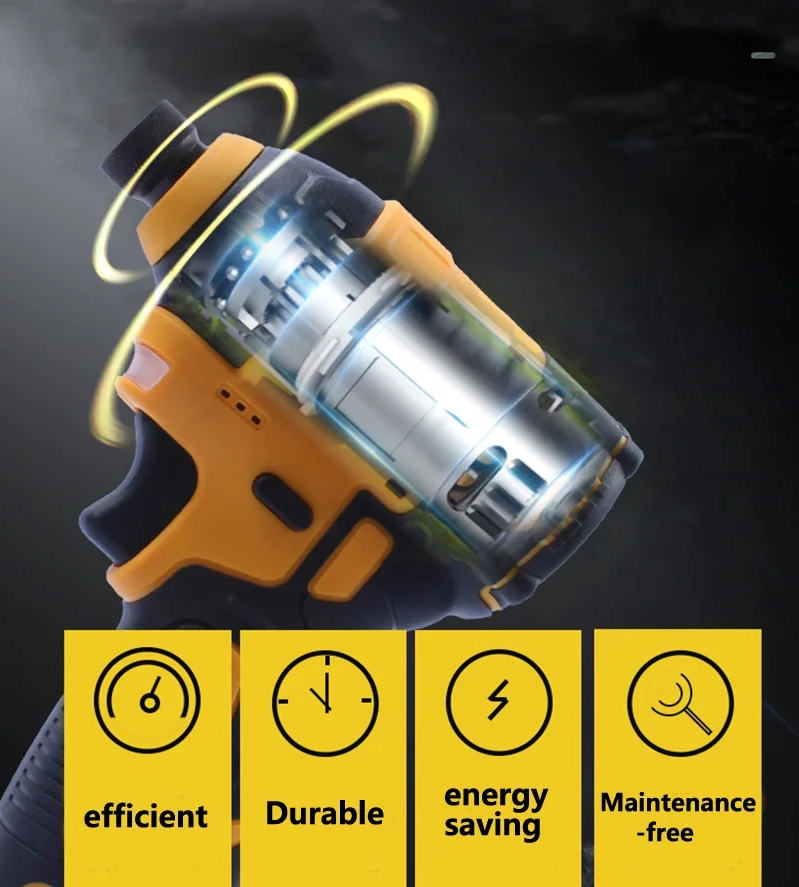 16.8V Cordless Impact Wrench with High Rotation Electric Power Tool