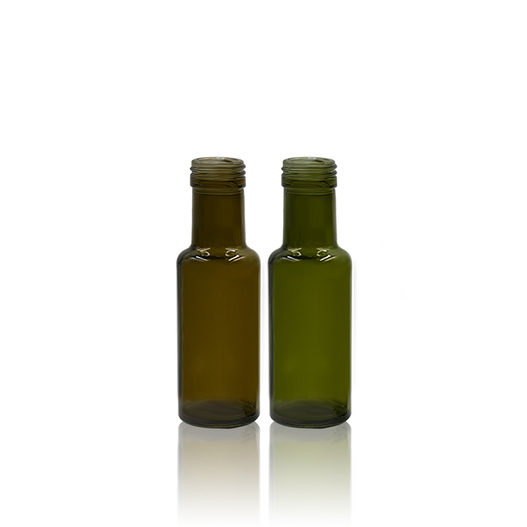 100ml Round Dark Green Marasca Glass Bottle Olive Oil Bottle