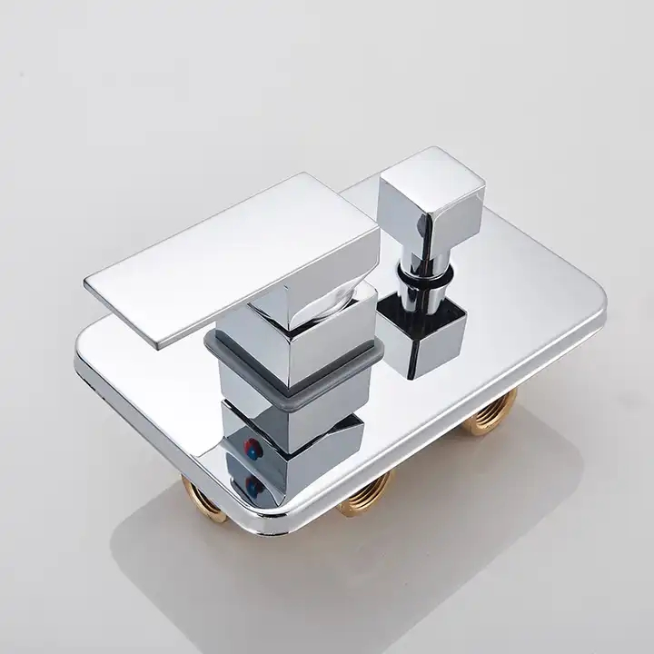 Concealed Shower Mixer Bathroom Wall Mounted Tap Hot and Cold Water