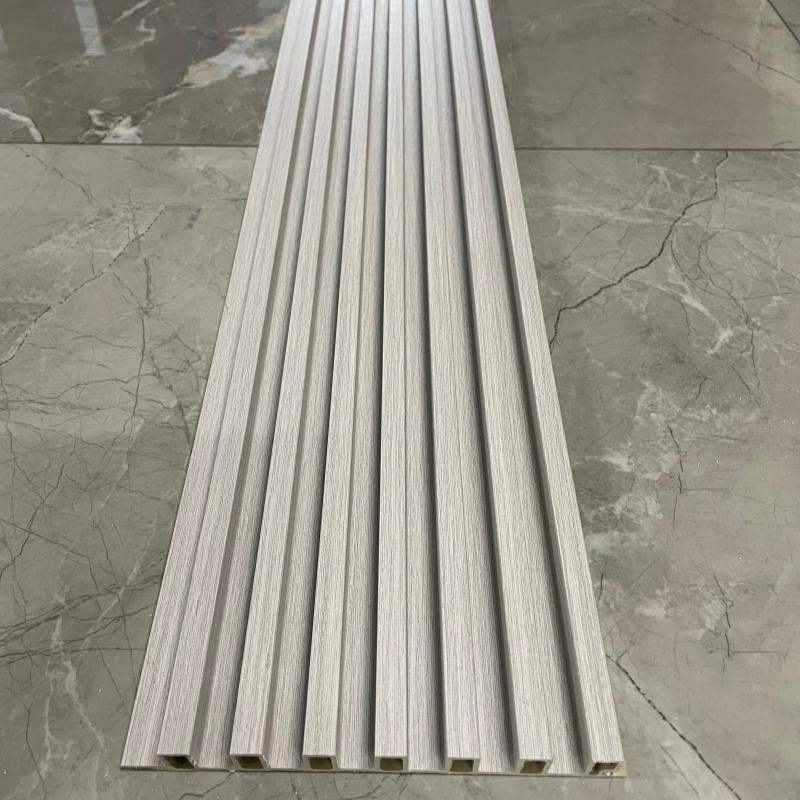 Gray Color PVC/WPC Wall Decoration Panel for Interior House Decoration
