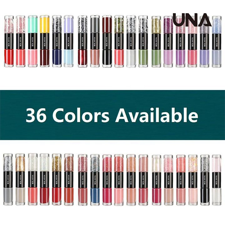 2*6ml Unique Double-Headed Two-Color Nail Polish Free Baking Quick-Drying Long-Lasting Oiliness Nail Polish Suppliers