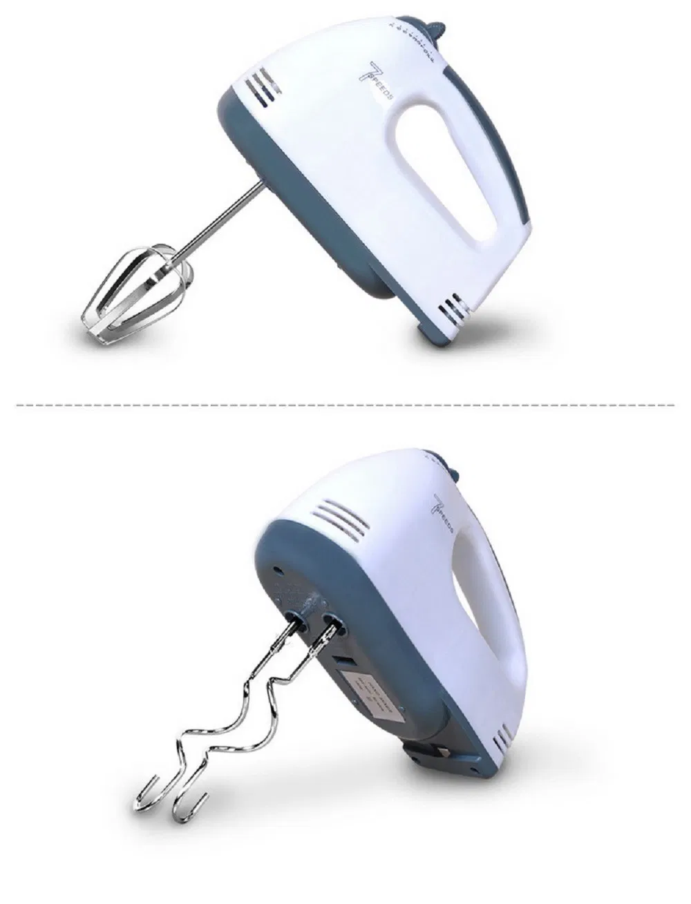 Handheld Baking Mixer 2 Beaters and 2 Dough Hooks Electric Hand Mixer 7 Speed Bl17327
