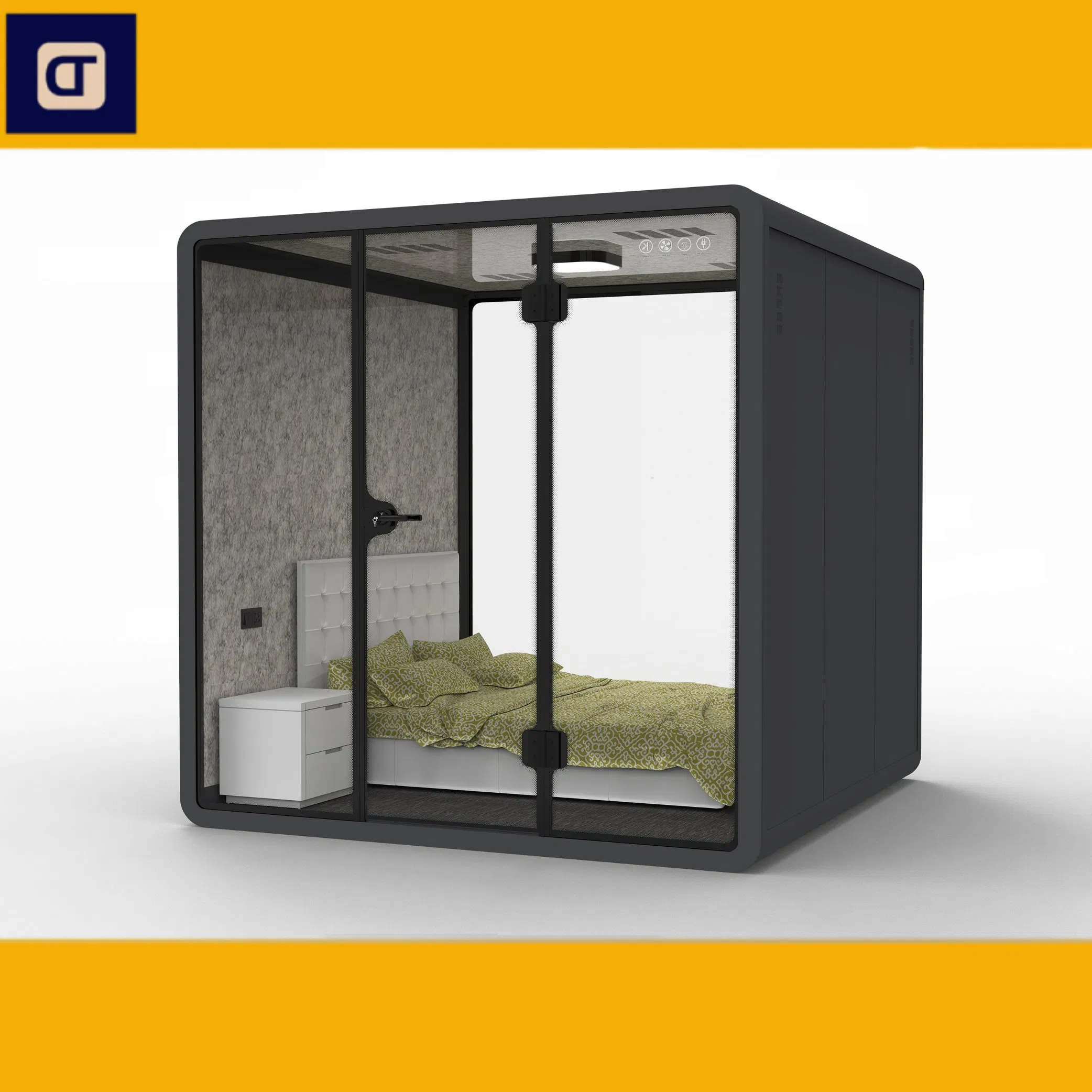Integrated House Meeting Pod Phone Booth Mobile Practical Soundproof Booth Privacy-Protected Home Soundproof Booth