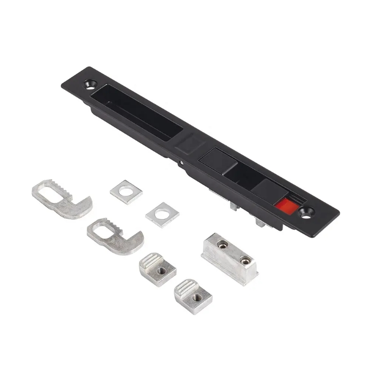 Accessories Aluminum Alloy Embedded Door Window Locks Latch for Apartment
