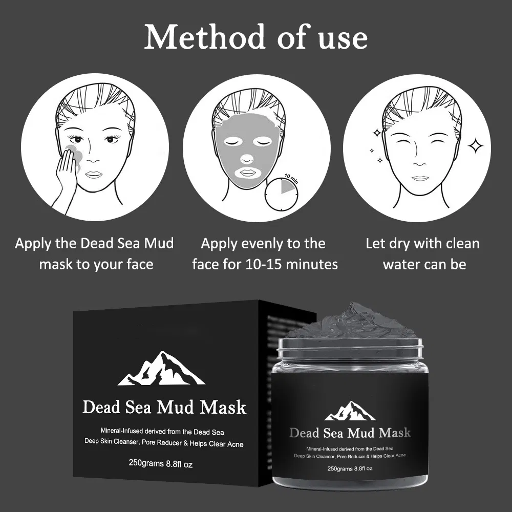 Beauty Cosmetics Skin Care Seadeep Skin Cleanser Pore Reducer Dead Sea Mud Mask
