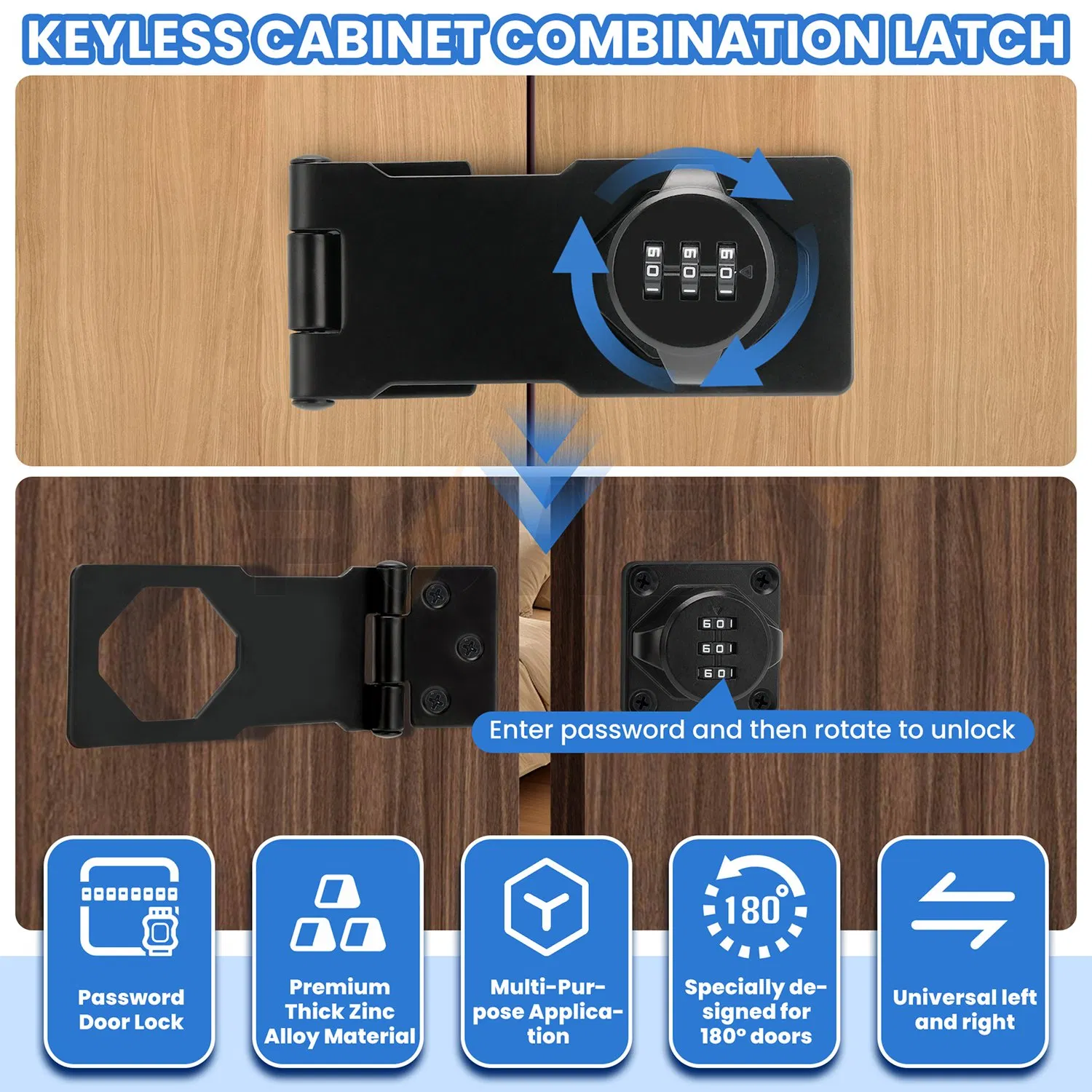 Advanced Keyless Smart Digital Door Lock for Enhanced Security