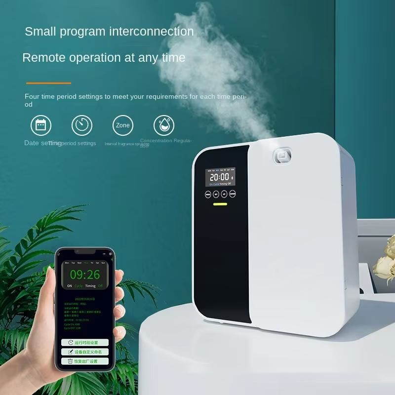 Wholesale APP Fragrance Essential Oil Diffuser for Hotel Aroma Refill APP Control 500ml Wall Hang Fragrance Maker Machine