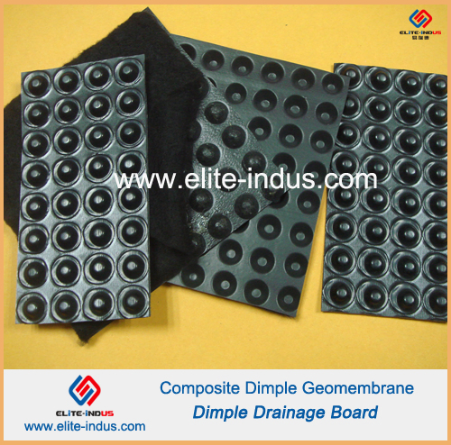 HDPE Dimple Drainage Board with Non Woven Geofabric