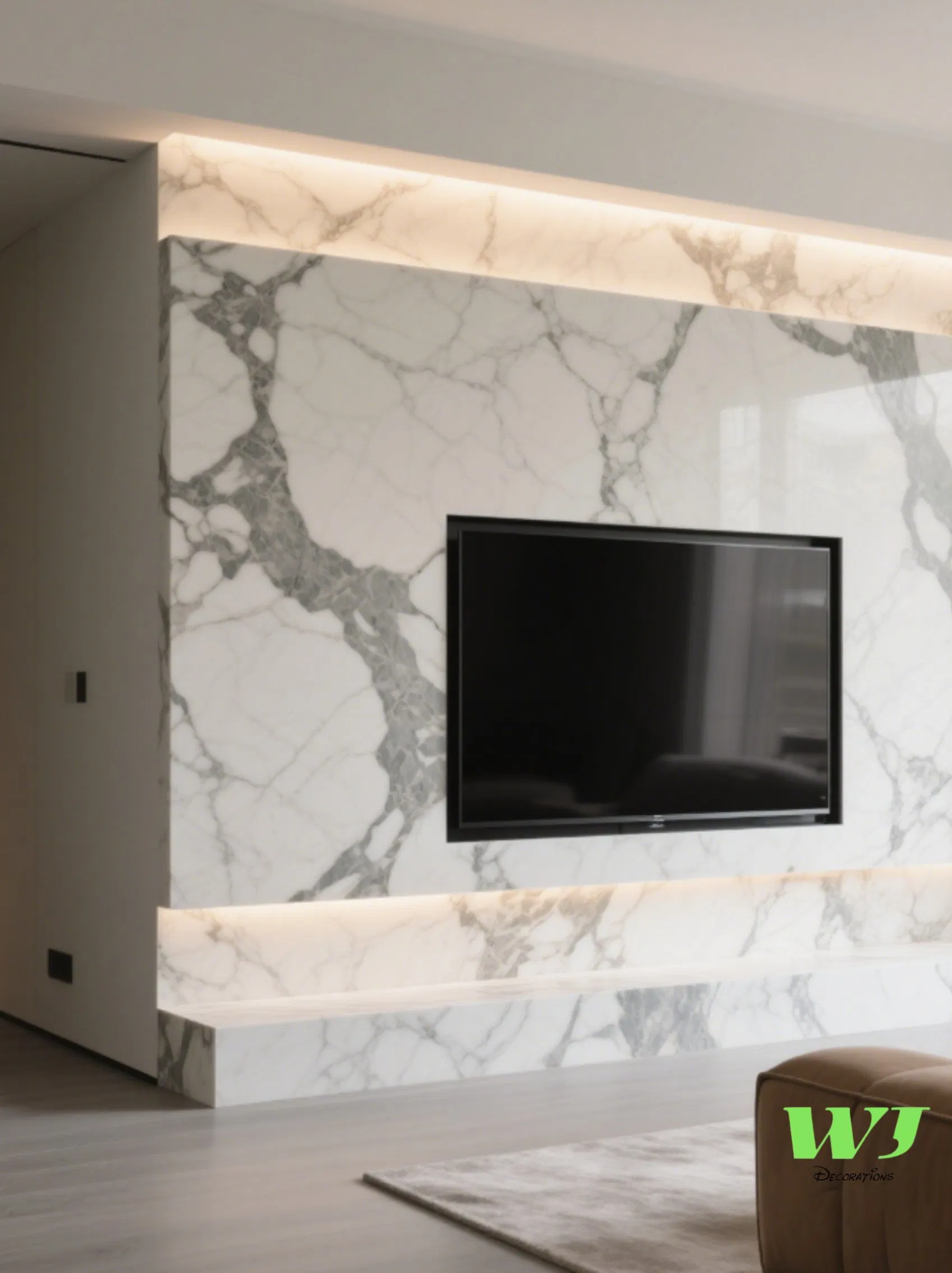 Marble Color UV Sheet High Gloss Pet Coated Melamine MDF Board Good Quality