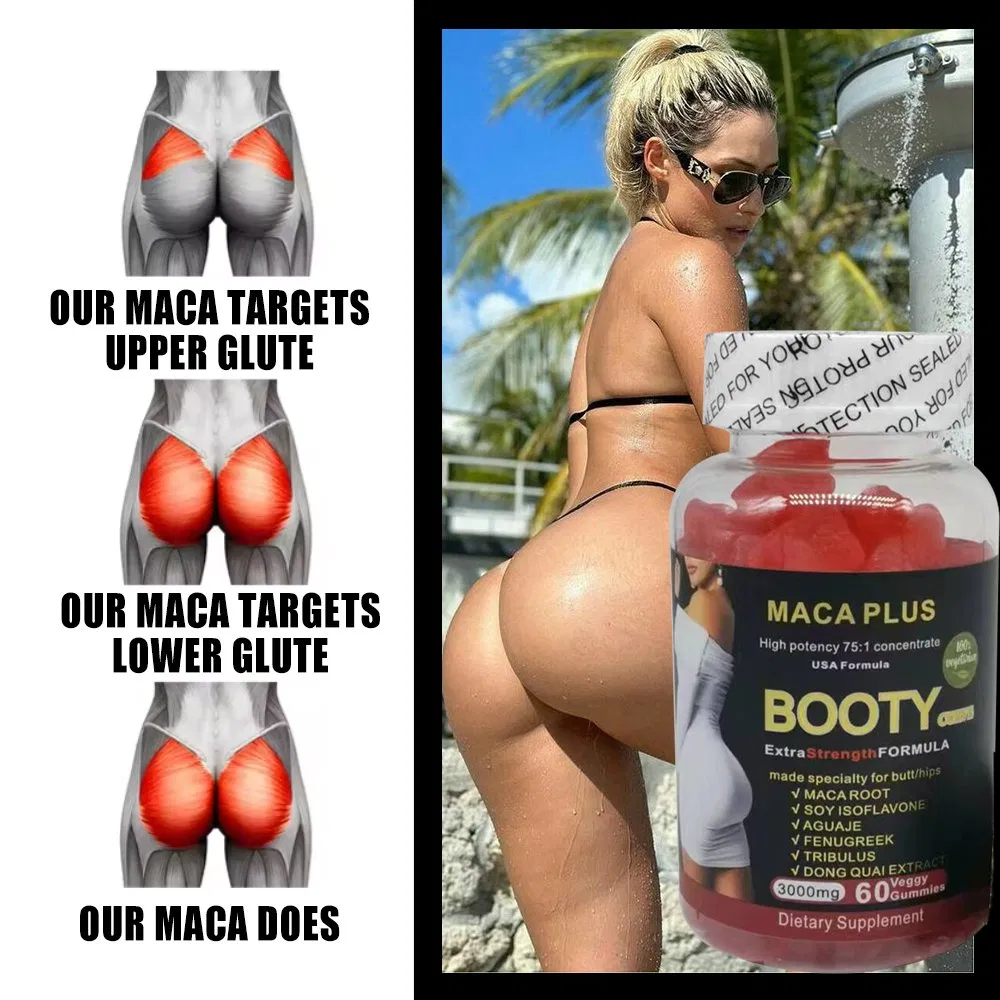 OEM/ODM Natural Butt Enlargement Sets Maca Root Lift HIPS up Firming Sex Curvy Butt Gummies Capsule Set Butt Enlarge Five-Piece Sets