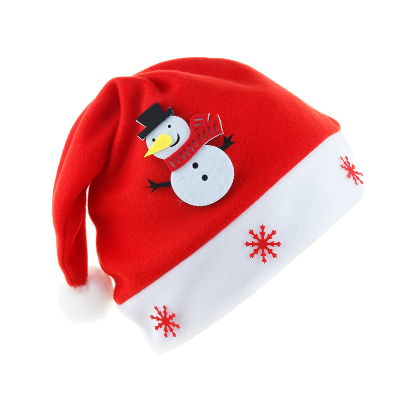 Christmas Santa Holiday Hat for Adults Classic Fur for New Year Holiday