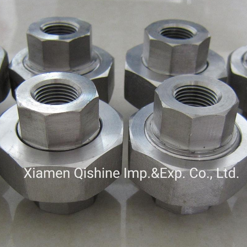 1/2" Stainless Steel A182 F316L 6000lb Thread Union Forged Pipe Fitting