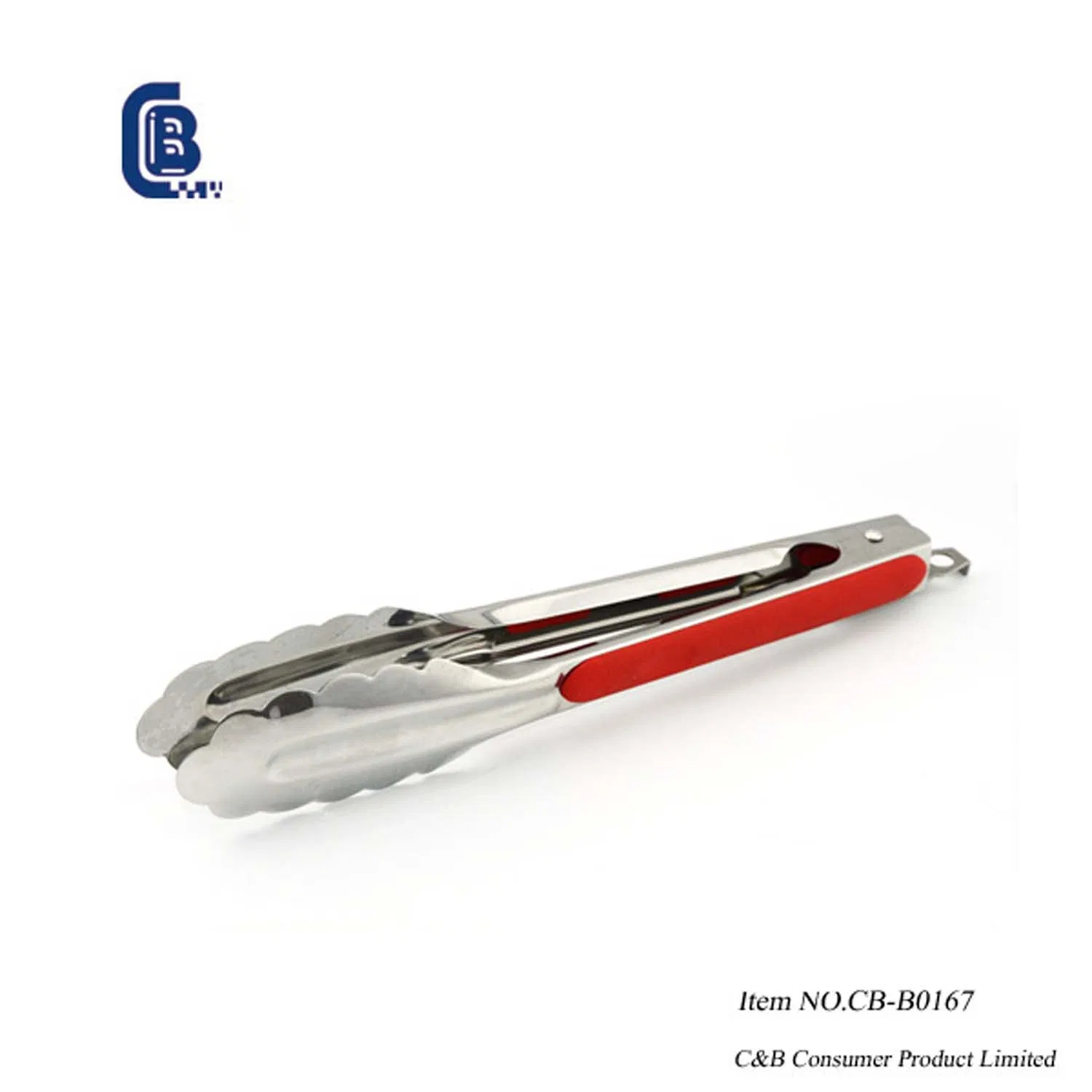 9" Silicone Locking Food Tongs - Kitchen Cooking, Serving & BBQ Grill Tool